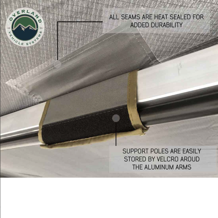 OVS HD Nomadic 180 Degree Awning — Zero Declination